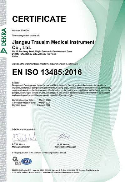 Trausim ISO 13485